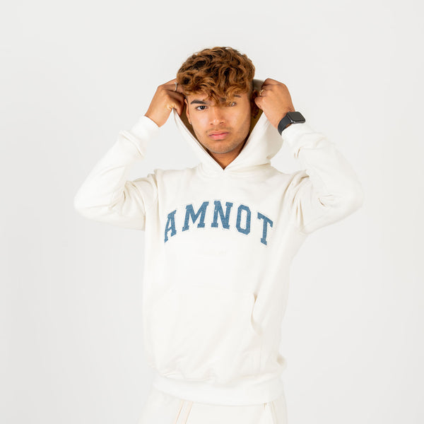 Sweat à capuchon AmNot en coton bio - Denim recyclé