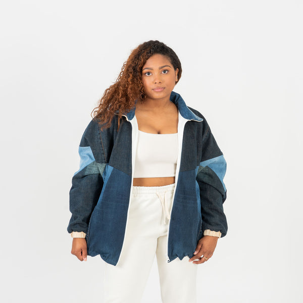 Retro reversible corduroy jacket - Medium Unisex