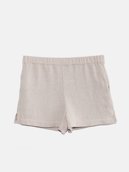 linen-effect boxer shorts