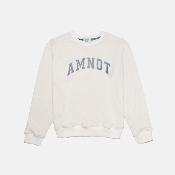 Sweat AmNot en coton bio - Denim recyclé
