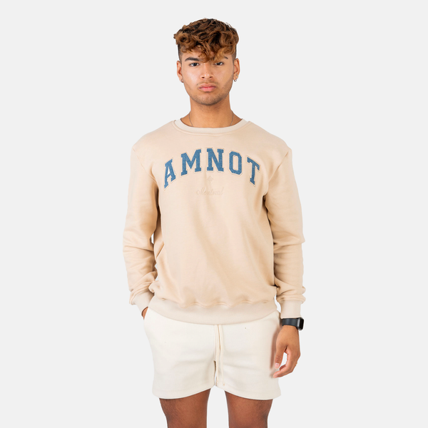 Sweat AmNot en coton bio - Denim recyclé