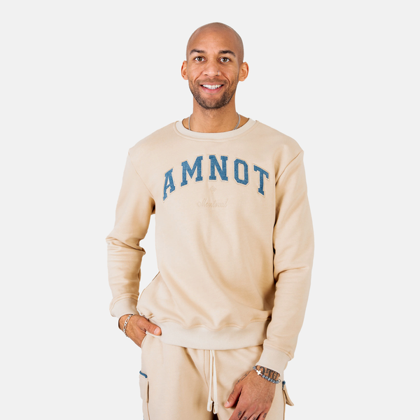 Sweat AmNot en coton bio - Denim recyclé