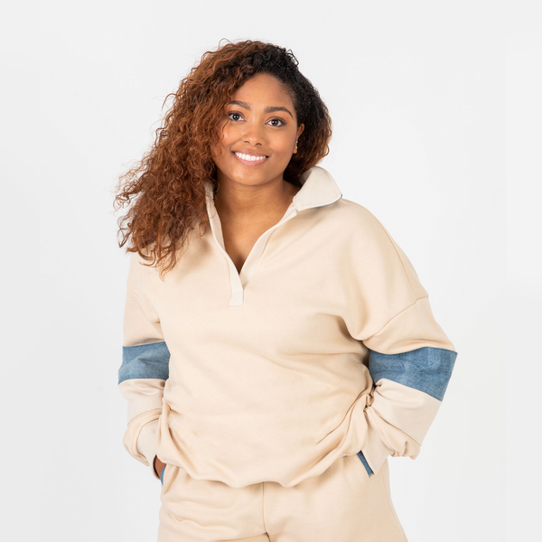 Le sweat Rugby signature en coton bio