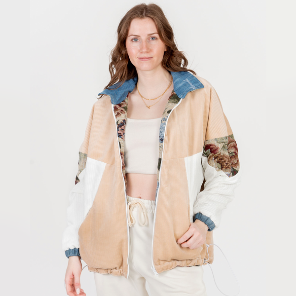 The floral reversible retro jacket - Small Unisex
