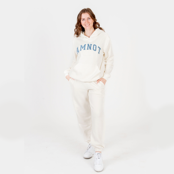 Sweat à capuchon AmNot en coton bio - Denim recyclé