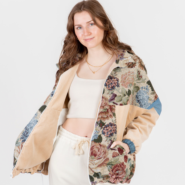 The floral reversible retro jacket - Small Unisex