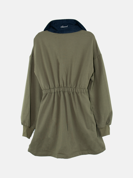 Polo collar sports dress