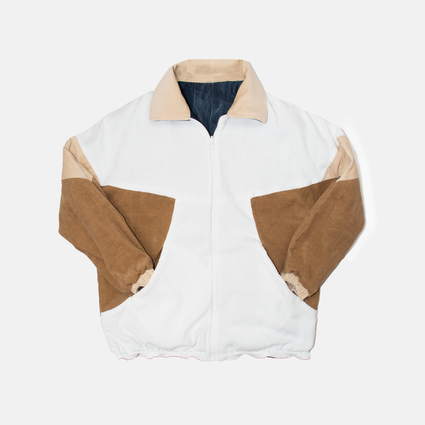 Retro reversible corduroy jacket - Medium Unisex