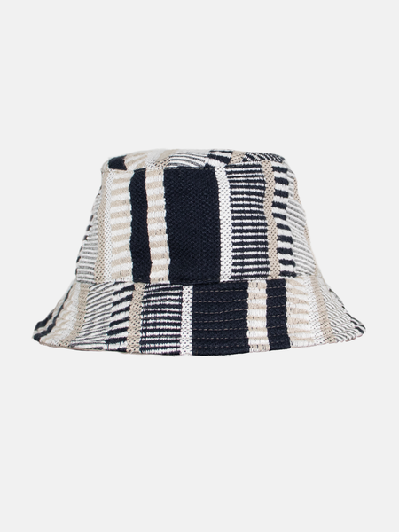 Jacquard reversible bucket hat