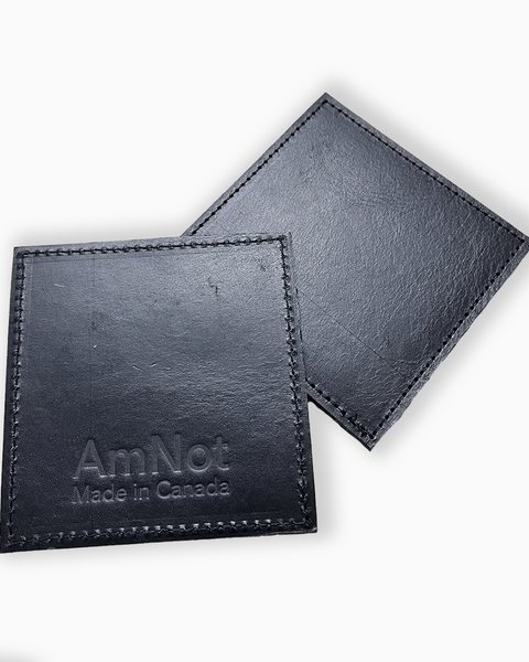 Recycled Leather Coaster Set (4 or 6)
