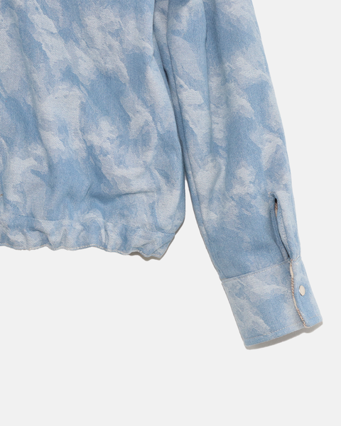 Aviator style jacket - Reversible denim