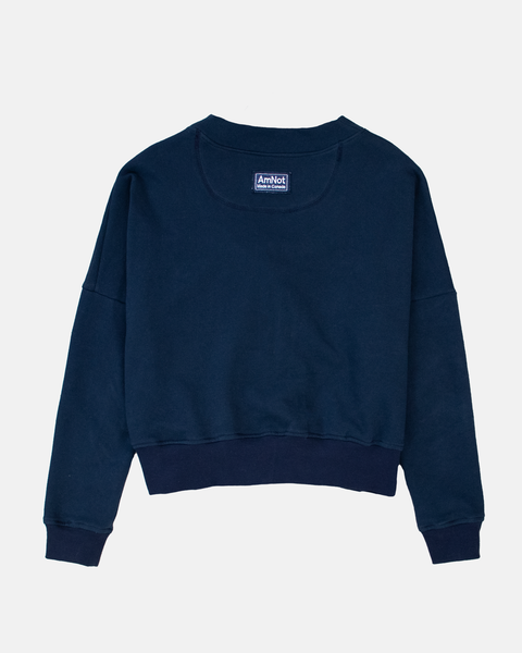 Organic cotton cropped cardigan