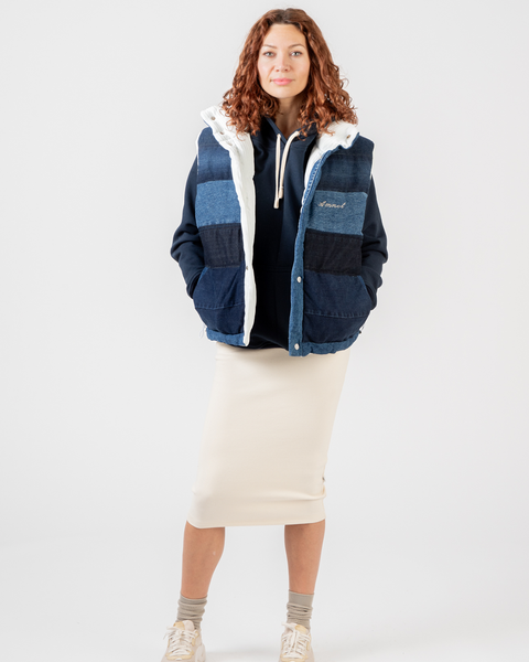 AmNot reversible puffer vest - Corduroy
