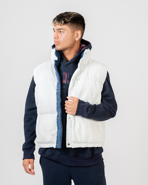 AmNot reversible puffer vest - Corduroy