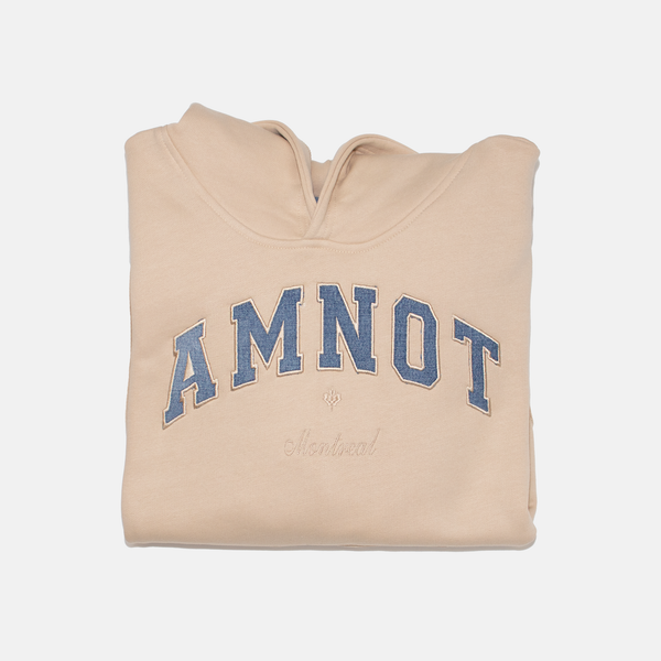Sweat à capuchon AmNot en coton bio - Denim recyclé