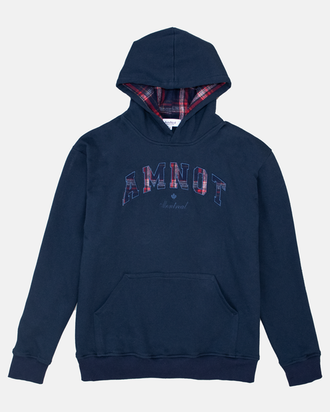 AmNot organic cotton hoodie - Plaid