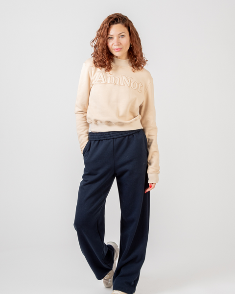 Loose-fitting organic cotton jogging pants