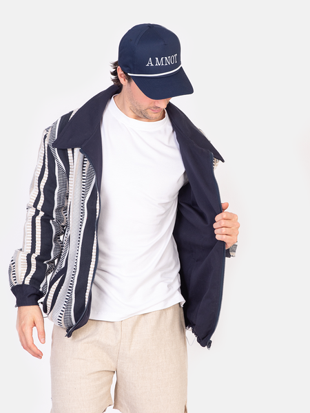 Jacquard reversible jacket