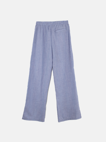 Lined chambray pants