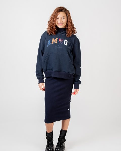 AmNot cropped hooded sweatshirt in organic cotton - Retail
