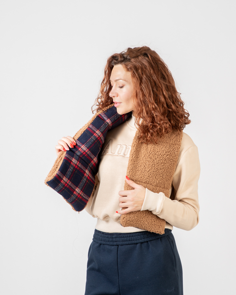 Foulard puffer en duvet recyclé