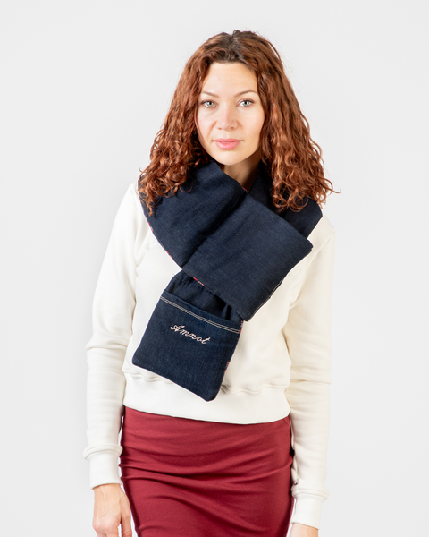 Foulard puffer en duvet recyclé