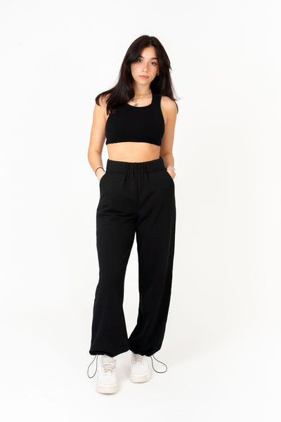 Pantalon de jogging à jambes larges