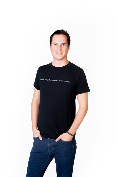 T-SHIRT UNISEXE NOIR GOOD FORTUNE