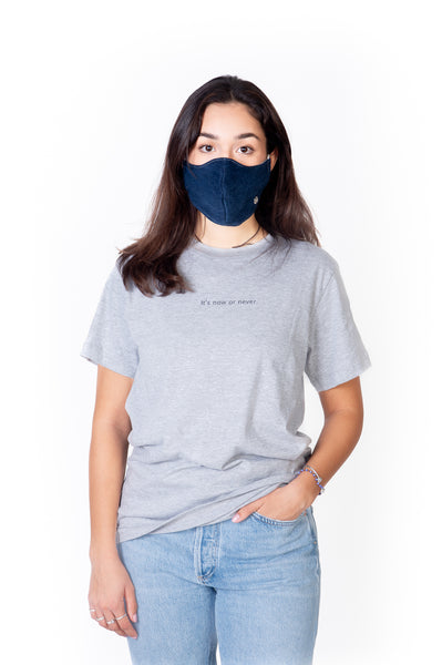 T-SHIRT UNISEXE GRIS CHINÉ GOOD FORTUNE