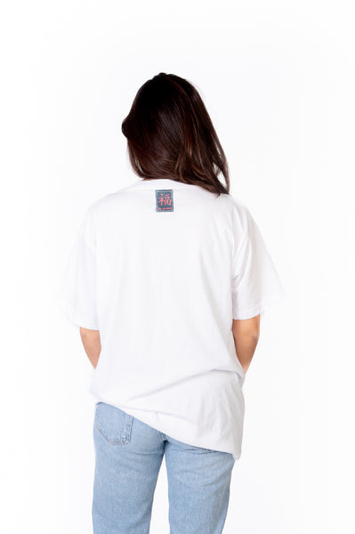 T-SHIRT WHITE GOOD FORTUNE UNISEX