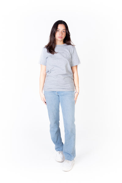 T-SHIRT UNISEXE GRIS CHINÉ GOOD FORTUNE