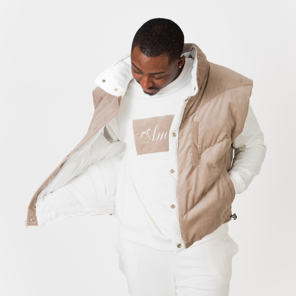 Amnot Reversible puffer vest