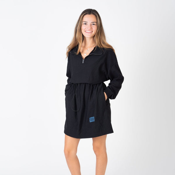 Robe sport col montant zippé