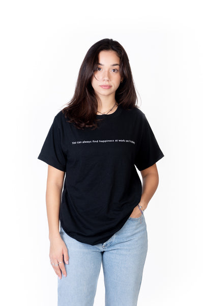 T-SHIRT UNISEXE NOIR GOOD FORTUNE