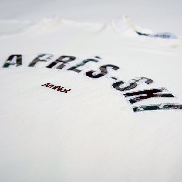 Crewneck Après-Ski - Embroidered White