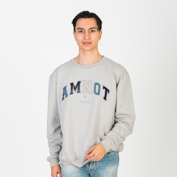 Le crewneck appliqué Amnot