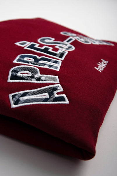 Crewneck Après-Ski - Embroidered red