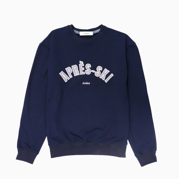 Crewneck Après-Ski - Embroidered Navy