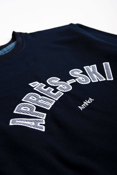 Crewneck Après-Ski - Embroidered Navy