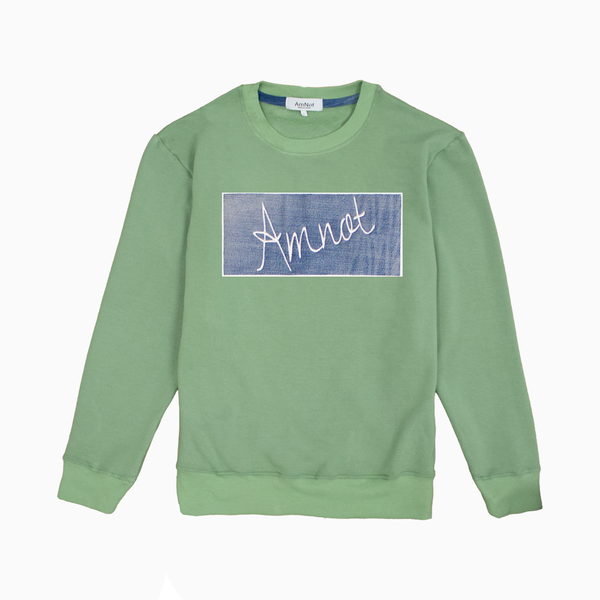 Crewneck broderie AmNot - Denim