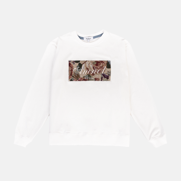 Crewneck Signature AmNot - Fleur Beige
