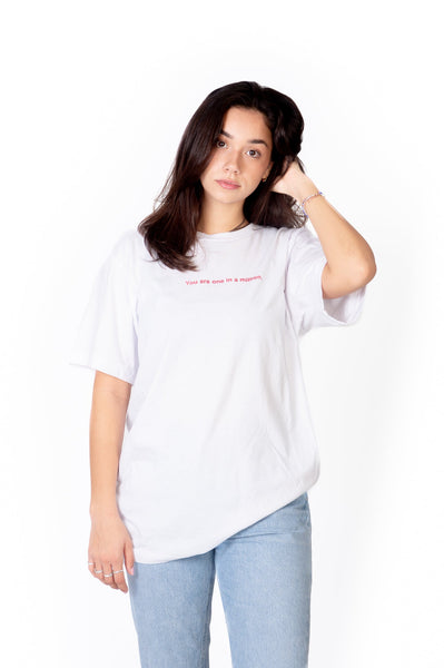 T-shirt basic avec citation