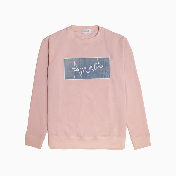 Crewneck broderie AmNot - Denim