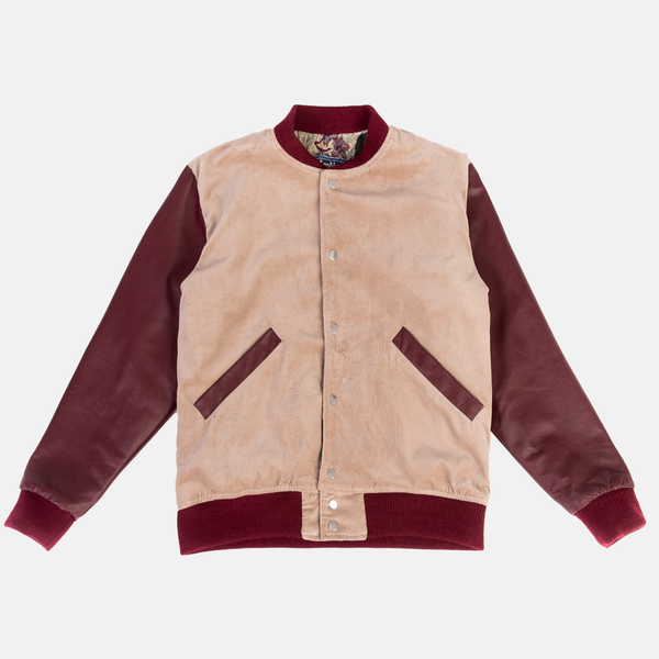 Reversible Varsity jacket - Floral denim