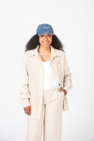 The denim cap