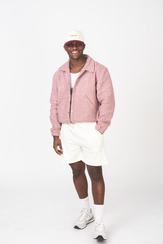 Aviator style jacket - Reversible plaid