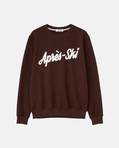 Retro Embroidered Crewneck Après-Ski