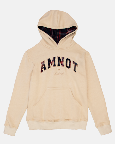 AmNot organic cotton hoodie - Plaid