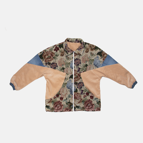 The floral reversible retro jacket - Small Unisex