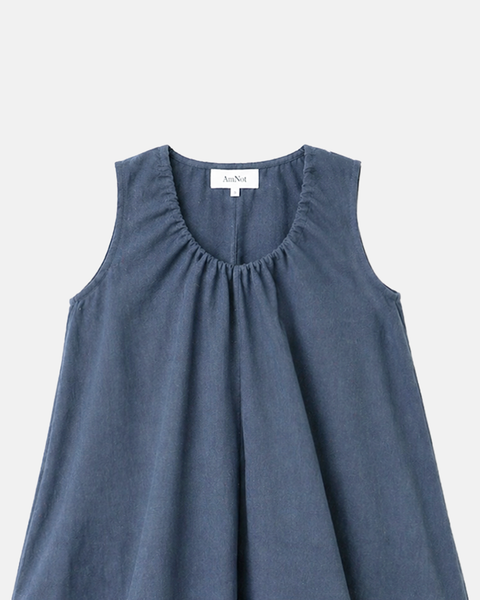 Robe ample effet lin